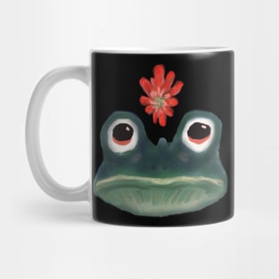 Frog with Flower Crown Mug